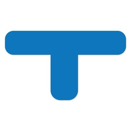 Ergomat DuraStripe Xtreme 6inx6inx2in Rounded Tfts Light Blue, 40PK DSX-TR6.5-LB-KIT